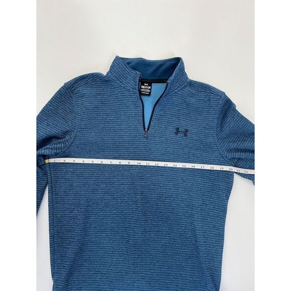 Under Armor Storm Blue Quarter Zip Pullover Jacket. Mens‎ Small. - Picture 5 of 7